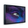 thumbnail image 3 of Designart 'Woman Eye With Dry Paint Dust Pigment On Face' Modern Framed Canvas Wall Art Print, 3 of 5