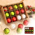 thumbnail image 2 of Shatproof Christmas Tree Ornaments Balls Unbreakable , Holiday Ornaments for Indoor and Outdoor Christmas Decor, Xmas Ball Decorations for Home Tree, Christmas Gift for Family Friends, 2 of 7