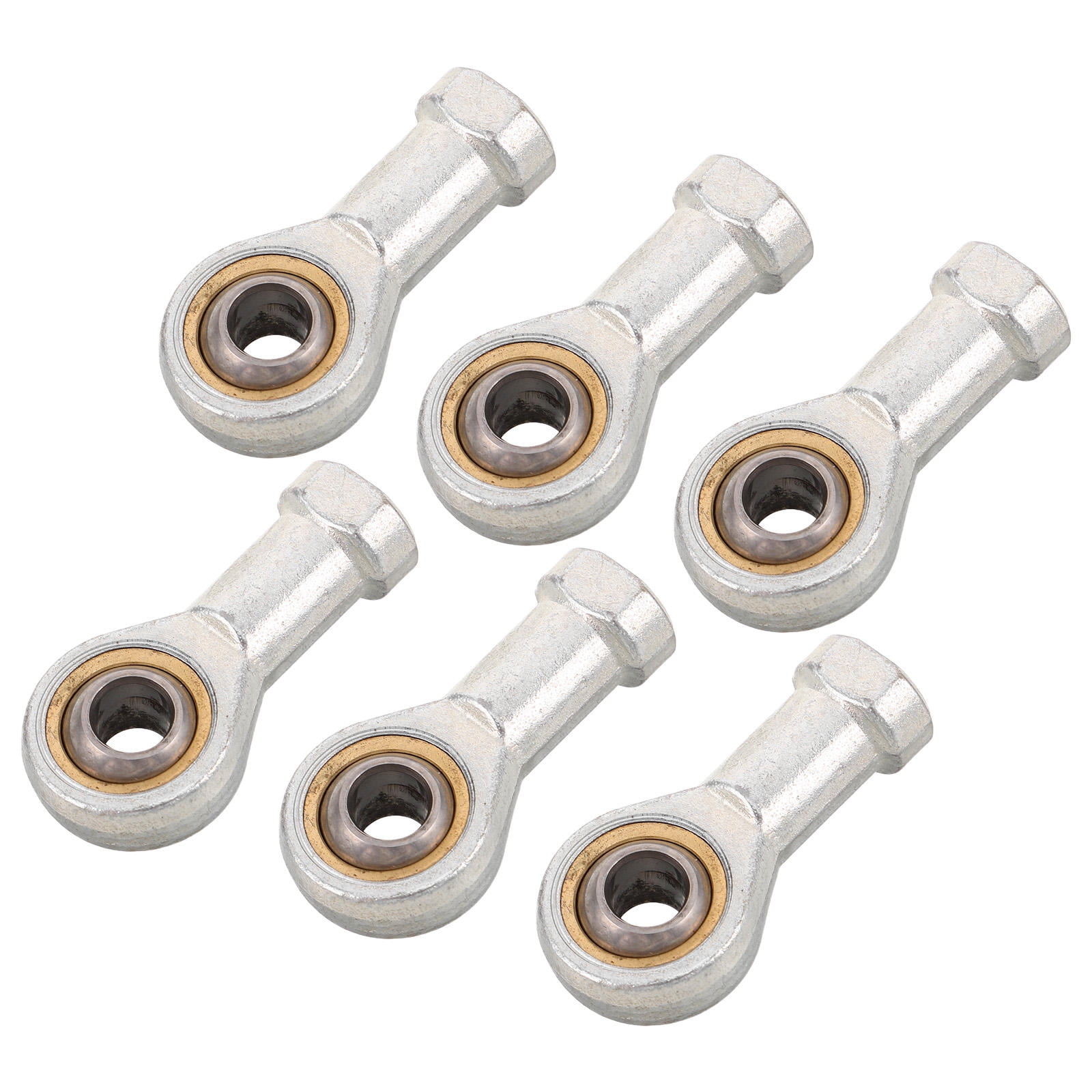 OUNONA 6Pcs Internal Thread Rod End Bearing Fish Eye Joint for Automotive and Industrial Machines