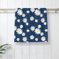 thumbnail image 5 of Honeii Daisies Flowers Print Quick-Dry Microfiber Towel, Shower Towel 27.5x16in,Absorbent Bathroom Towel for Beach, Pool, and Travel, 5 of 6