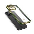 thumbnail image 4 of Njjex for iPhone 15 Plus Phone Case with Screen Protector ,Luxury Gold Plated 360°Soft Slim Cover Shockproof Full Protective Phone Case Cover for iPhone 15 Plus 6.7 Inch, Green, 4 of 7