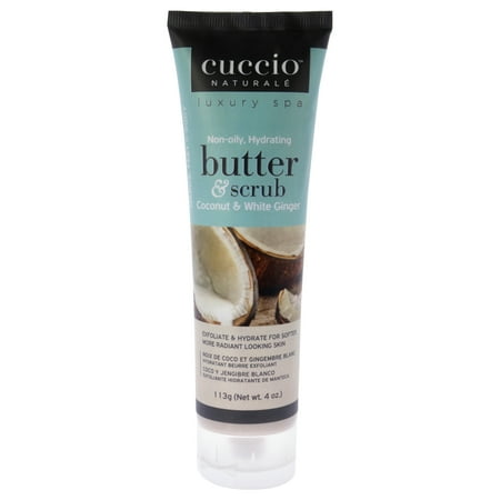 Coconut and White Ginger by Cuccio for Unisex - 4 oz Scrub