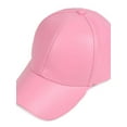 thumbnail image 3 of Adjustable PU Leather Baseball Cap for Men Women, 3 of 3