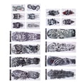 thumbnail image 1 of Temporary Tattoo,Temporary Tattoo Safety Non Temporary Tattoos Paper D Tattoo Sticker Seamless Integration, 1 of 8