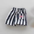 thumbnail image 4 of Whouriu Girls Casual Striped Shorts Summer Breathable Soft Lightweight Shorts, Sizes 3M-6Y, 4 of 4