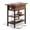 Brown, variant on End Table with Charging Station, Top Side Table with USB Ports and Outlets, 3-Tier Small Side Table with Storage for Small Space, End Tables for Living Room/Bedroom, Brown