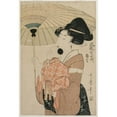 thumbnail image 3 of Kitagawa Utamaro 11x14 Black Modern Framed Museum Art Print Titled - Prayers for Rain, from the Series Seven Elegant Komachi (Late 1790s), 3 of 5