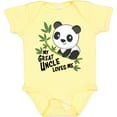 thumbnail image 3 of Inktastic My Great Uncle Loves Me Cute Panda Boys or Girls Baby Bodysuit, 3 of 5