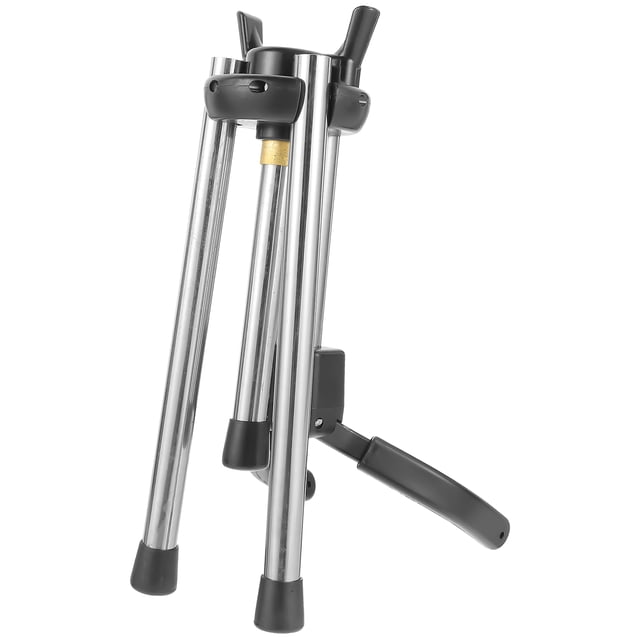 CIMAXIC 1PC Wind Instrument Tripod Portable Foldable Saxophone Holder Stand Instrument Bracket (Alto Voice Bracket, Random Bag Style),14.96"X10.24"X10.83"