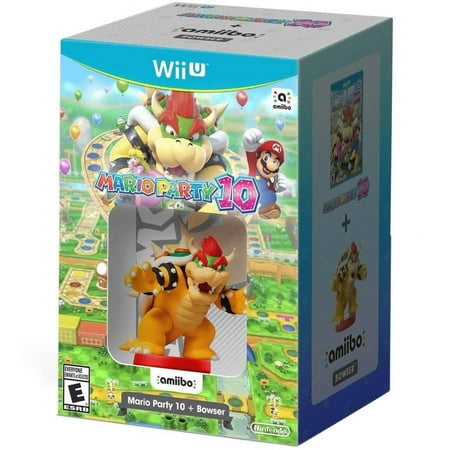 Nintendo Mario Party 10 + Bowser Amiibo (Wii U)