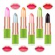 thumbnail image 1 of Paquete de 6 pintalabios de gelatina de flores de cristal, lápiz labial mágico que cambia de color, brillo de labios que cambia de color, brillo de labios, bálsamo labial hidratante nutritivo de larga, 1 of 5