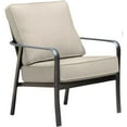 thumbnail image 5 of Hanover Cortino 5-Piece Commercial-Grade Patio Seating Set with 2 Cushioned Club Chairs, Sofa, and Slat-Top Coffee and Side Table, 5 of 10