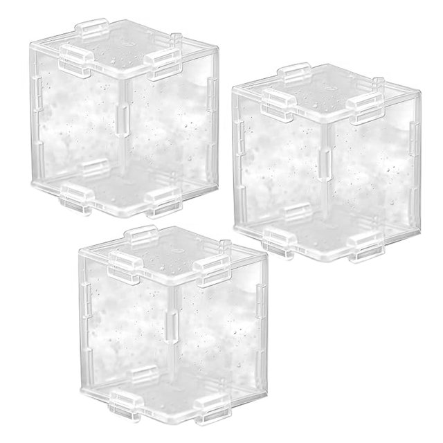 Molde para dar forma a frutas para cultivar frutas cúbicas triangulares únicas. Molde de plástico transparente reutilizable para el cultivo de frutas y verduras, ideal para tomates, fresas y peras.