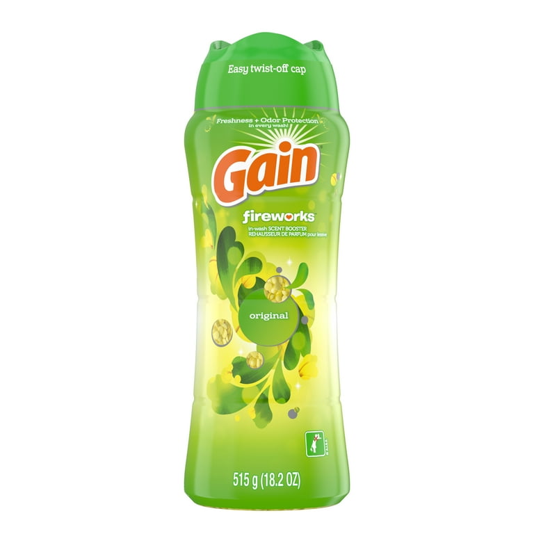 Gain Fireworks Laundry Scent Booster Beads, Original Scent, 18.2