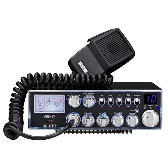 Galaxy DX-47HP 10 Meter Amateur Ham Mobile Radio AM FM PA Dual Mosfet Finals NEW