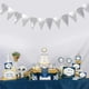 thumbnail image 4 of Juego de 4 banderines con bandera triangular de oro caliente, banderines, decoraciones para fiestas, banderas de papel colgantes para graduación, cumpleaños, suministros para fiestas de bodas, 4 of 6