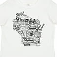 thumbnail image 4 of Inktastic Wisconsin State Word Salad Boys or Girls Toddler T-Shirt, 4 of 5