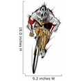 thumbnail image 2 of Wallmonkeys Keirin1 Peel and Stick Wall Decals WM343005 (9 in W x 18 in H), 2 of 4