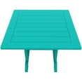thumbnail image 4 of Portside 5-Piece Square Table and Seashell Adirondack Chair Dining Set, 4 of 9