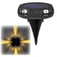 thumbnail image 5 of Lámpara solar subterránea para patio o pared, impermeable, tipo escalón, para empotrar en el suelo, estilo jardín, marco metálico, para campos, 1000 lúmenes, plegable, de bajo consumo, para, 5 of 8