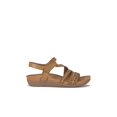 thumbnail image 2 of Baretraps Womens Jalen Faux Leather Ankle Strap Footbed Sandals, 2 of 3