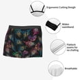 thumbnail image 3 of Pofeuu Feathers And Butterflies Print Men’s Boxer Briefs, Moisture-Wicking Underwear, Regular,Trunk-Small, 3 of 5