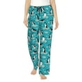 thumbnail image 1 of Balery Penguins On The Ice In The Sea Pantalones de pijama para mujer, pijamas ultraligeros, pantalones de estar por casa-Large, 1 of 6
