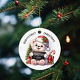 thumbnail image 3 of Duck Baby Ornament Xmas, Personalized Expecting Baby First Time Parent Gifts, Baby Duck Ornament, Custom Name Baby's First Christmas Ornament, Pregnancy Announcement Christmas Tree Decorations ziVawe, 3 of 6