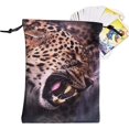 thumbnail image 1 of HUGFEGWE 5 Pcs Tarot Pouch | Drawstring Jewelry Pouch with Animal Pattern | Tarot Bag, Dice Bag, Card Bag, Jewelry Pouch, Hand Gift Bag, 5.12x7.09 Inches CJB91-66157, 1 of 8