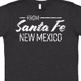 thumbnail image 4 of Inktastic From Santa Fe New Mexico in White Distressed Text T-Shirt, 4 of 5