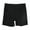 black, variant on Lifestyle and Movement Womens Brooke Athletic Compression Shorts, Black, Small