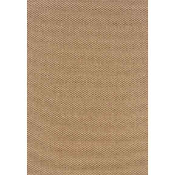Moretti Grand Mal Indoor/Outdoor Area Rug 2160X Sand Solid Woven 1' 9" x 3' 9" Rectangle