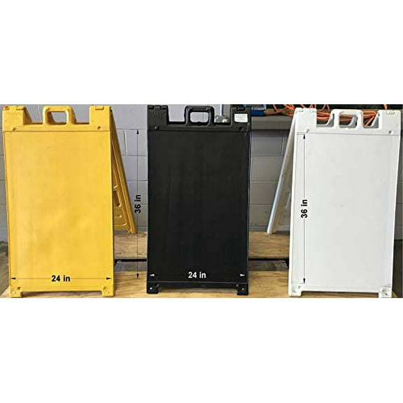 Yard Signs Signs Board Pack of 4 Large Blank Sign Panel White 24" x 36" Corrugated Plastic 4mm Ship Same Day