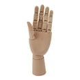 thumbnail image 2 of Wooden Hand Model, Lifelike Details and Texture Hand Art Mannequin Figure Non Slip Fabric Wooden Artists Hand Tool for Sample Display and Home Decoration, 2 of 7