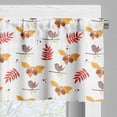 thumbnail image 5 of Ambesonne Cinnamon Color Valance & Curtain, Warm Taupe Birds, 55"x24", Apricot and Dark Salmon, 5 of 7
