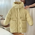thumbnail image 4 of Vestes pour Filles, Automne Hiver Épaisse Chaude à Capuche Décontractée pour Garçons Filles, Veste Enfants, 4 of 8
