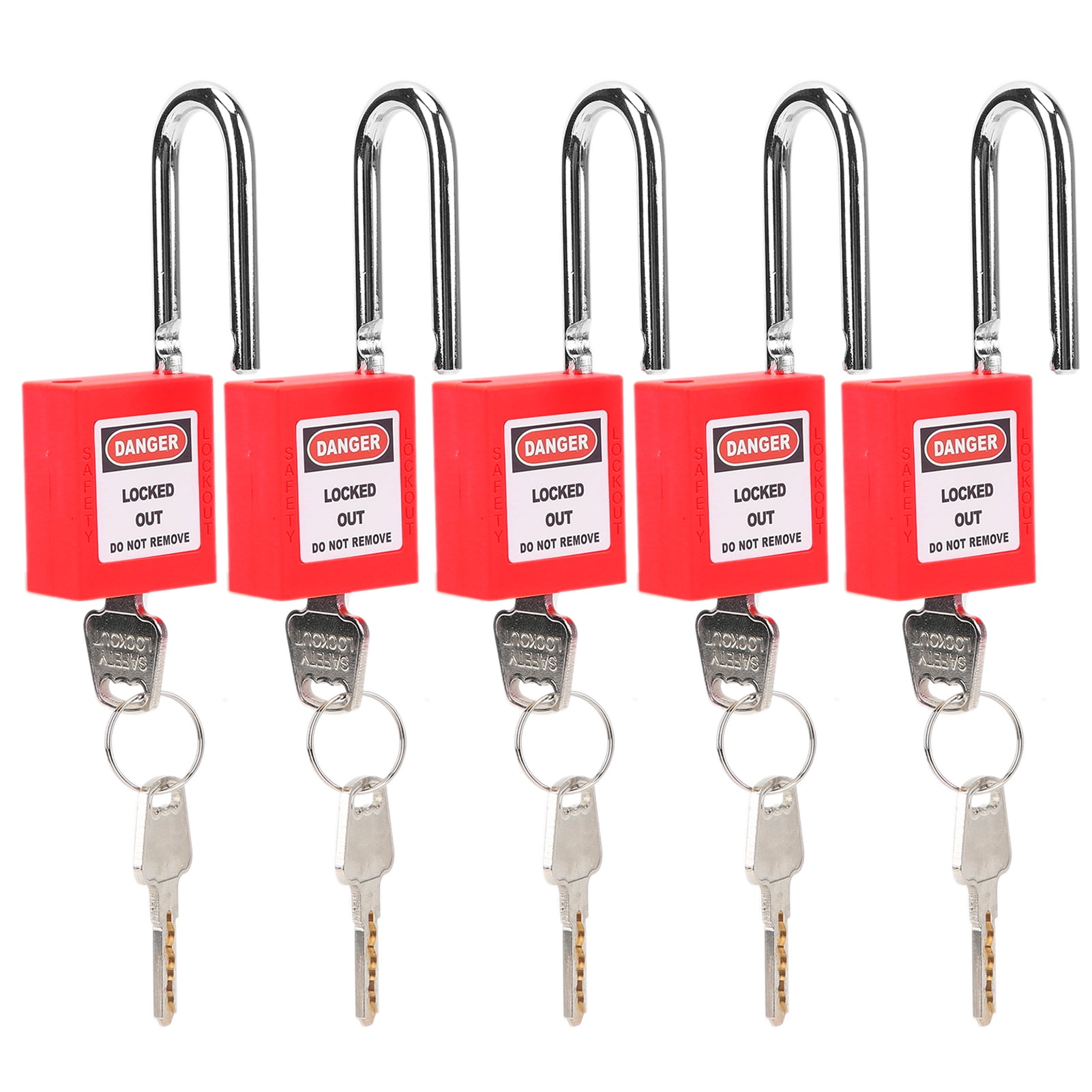 Loto Lock Lockout 5 Sets 38mm Lockout Lock Insulation LOTO Nylon PA