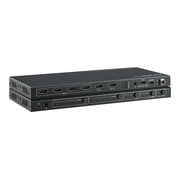 KanexPro 4x2 HDMI 2.0 Matrix Switcher with Audio outputs supporting 4K/60Hz - Video/audio switch - desktop, rack-mountable