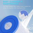 thumbnail image 4 of Paquete de 8 filtros para piscina tipo H, compatibles con el cartucho de filtro para piscina Intex 29007E tipo H., 4 of 5