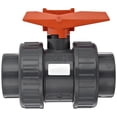 thumbnail image 4 of GF Piping Systems PVC True Union Ball Valve, Two Piece, PTFE Seat, FPM Seal, 1" Socket/NPT Threaded, 4 of 4