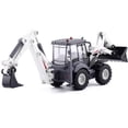 thumbnail image 3 of 1/50 Backhoe Loader Excavator Construction Vehicle Diecast Model Engineering Toy, 3 of 14