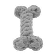 thumbnail image 6 of Unique Bargains Puppy Teethings Chewer Bone Shape Dog Chew Rope Durable Braided Cotton Teeth Cleaning Rope Gray, 6 of 7
