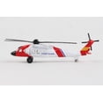 thumbnail image 5 of Sikorsky HH-60J Jayhawk Helicopter White and Red "United States Coast Guard" with Runway Section Diecast Model by Runway24, 5 of 7