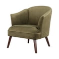 thumbnail image 5 of Uttermost Conroy Wood and Fabric Accent Chair in Olive and Dark Walnut, 5 of 8