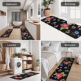 thumbnail image 5 of Pioneer Flower Floral Print Pattern Kitchen Rugs Sets Of 3,Kitchen Runner Rugs Non Skid Washable,Decorative Kitchen Floor Mats for Kitchen,Sink,Laundry,17X30 Inch + 17X47 Inch + 17X59 Inch, 5 of 6