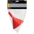 thumbnail image 3 of Performance Tool 1144 4-Piece Chemical-Resistant Funnel Set in Assorted Sizes for Fluid Transfer, Automotive, Home, Tapered - Red, 3 of 3