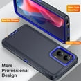 thumbnail image 2 of For Motorola Moto G Stylus 5G 2024 6.7inch Shockproof Rugged Full Body Protection Heavy Duty Dust/Drop Proof 3-Layer Cover Case​,Blue, 2 of 8