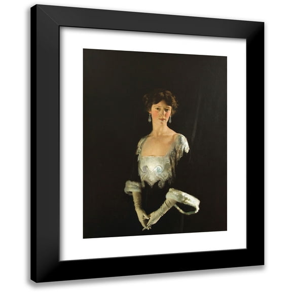 William Orpen 11x14 Black Modern Framed Museum Art Print Titled - Portrait of Rose, Fourth Marchioness of Headfort