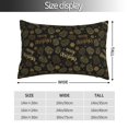 thumbnail image 2 of Balery Gold Pinecone Merry Christmas Funda de Cojín Estampada, Regalos para Mujeres, Regalos de Amor para Ella, Regalos para Novia o Esposa, Funda de Almohada-20"x30", 2 of 6
