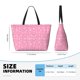 thumbnail image 4 of Fotbe Snowflake pink backgrounds Bolsa de Viaje para Playa - Resistente al Agua, Bolsa Tote de Gran Capacidad y Ligera con 7 Bolsillos para Mujeres y Hombres, 4 of 7